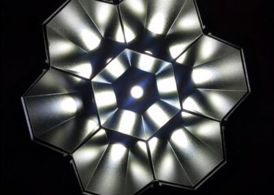 LED reflector to reduce glare