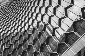 Honeycomb metal texture / background