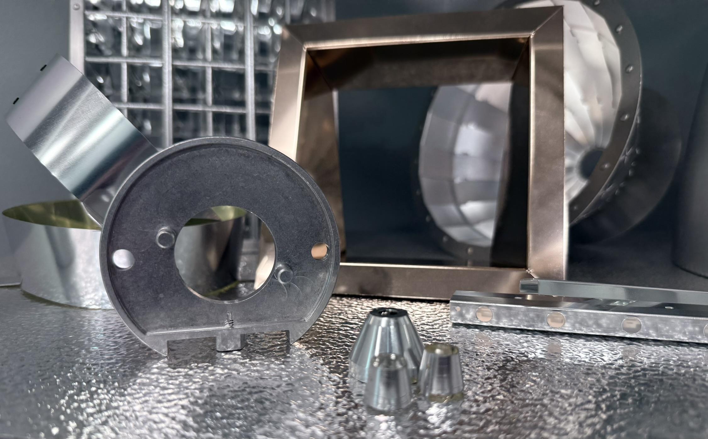 Assorted Reflective Metal Components